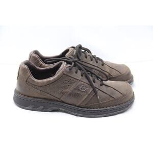 Merrell World Era Dark Earth Shoes Mens Size 9 Brown Leather Oxford Sneakers